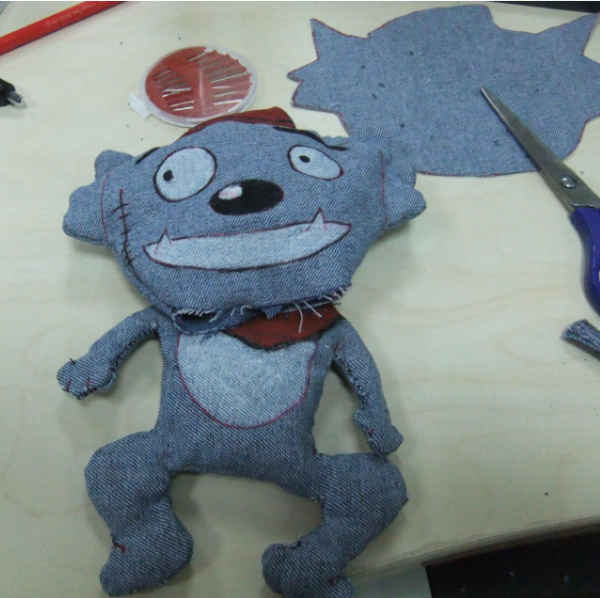 灰太狼和喜羊羊成为了好朋友诶~我做的灰太狼有点丑丑的