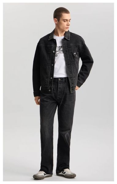 Lee 101 经典直筒牛仔裤26春夏新黑灰色男