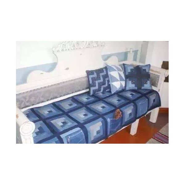 牛仔布不舍得扔，再次利用