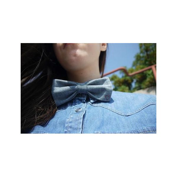 领结配牛仔美美哒