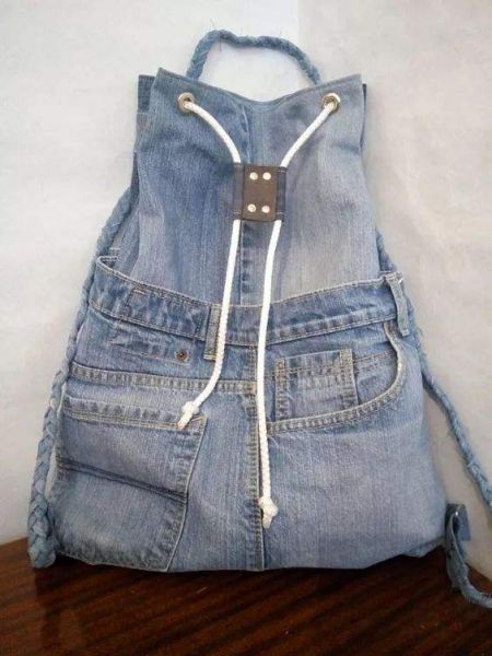 牛仔双肩包，我是这条gai上最靓的仔啊